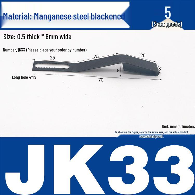 Stainless Steel Spring Clip: Metal Crimp, Wire Baffle, Pipe Holder, Conductive Manganese.