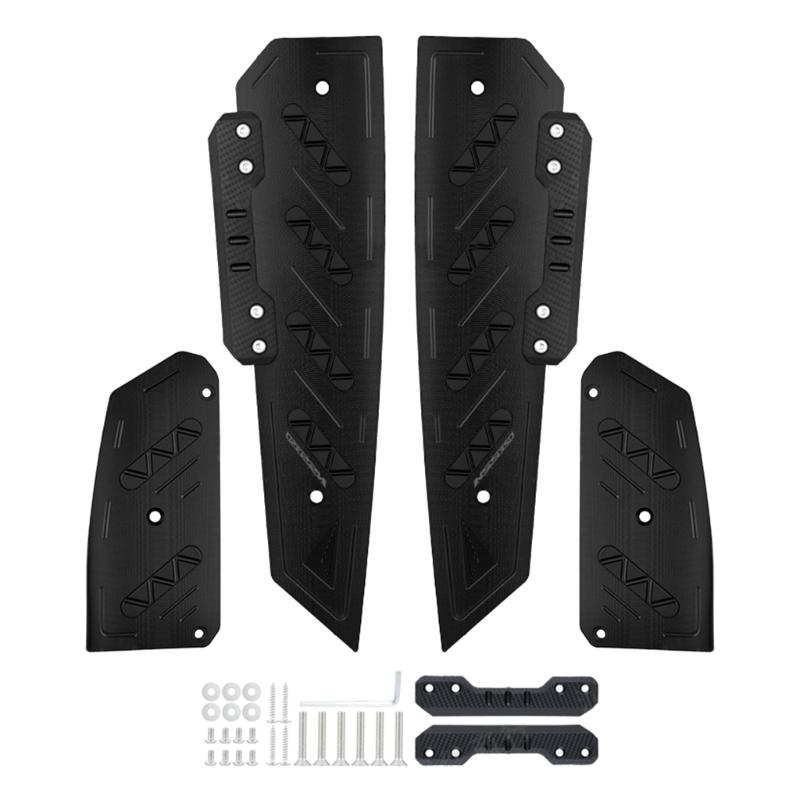 Motorrad-Fußrasten Rutschfeste Pedale mit Anti-Sturz-Pads Aluminium-Design Verbesserter Grip Einfache Montage für 350 NSS350