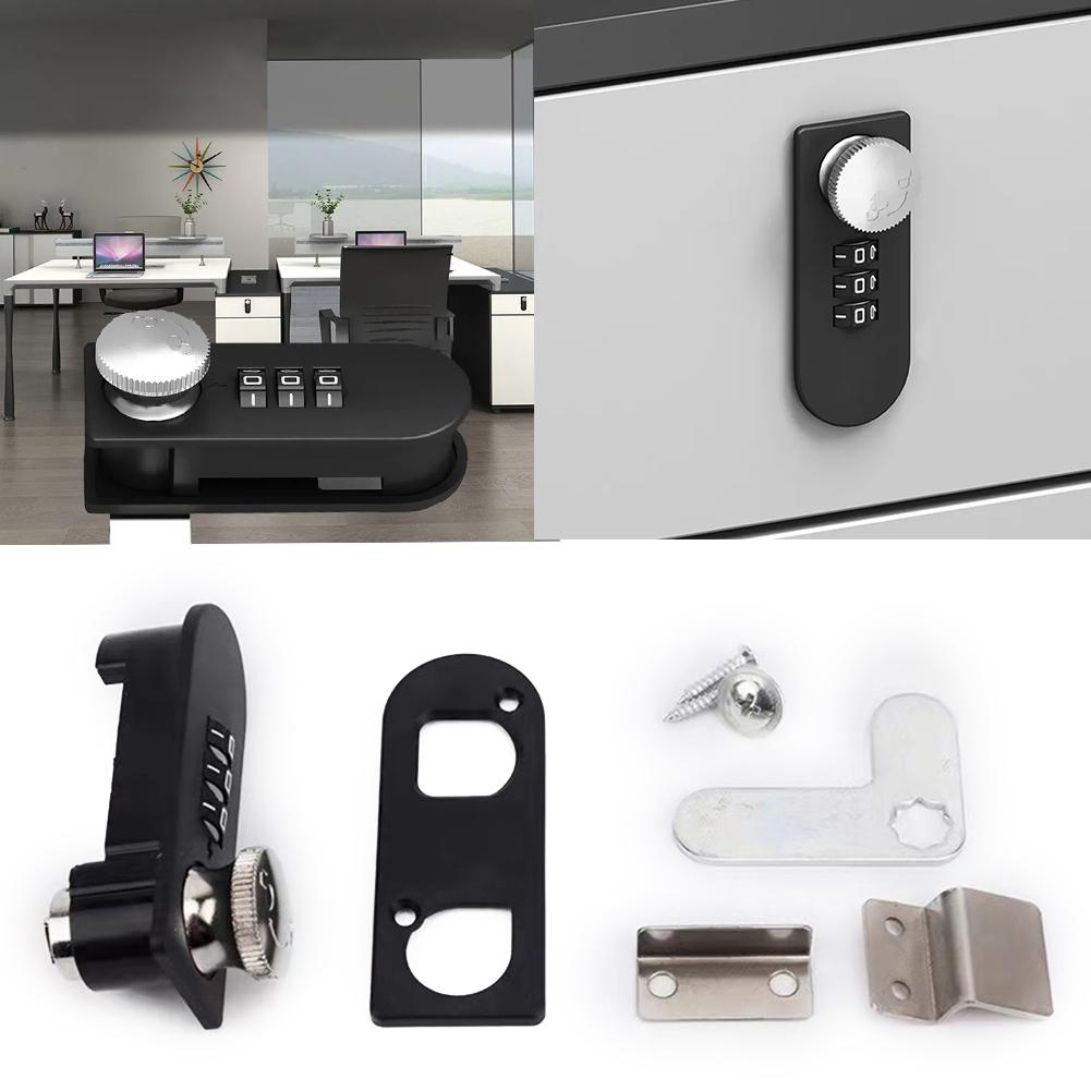 Digital Code Lock for Drawer Office File Cabinet Mailbox Cam Code Lock Furniture Password Turntable Lock Hardware