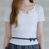 CHARMING RIBBON BELT_BLACK
