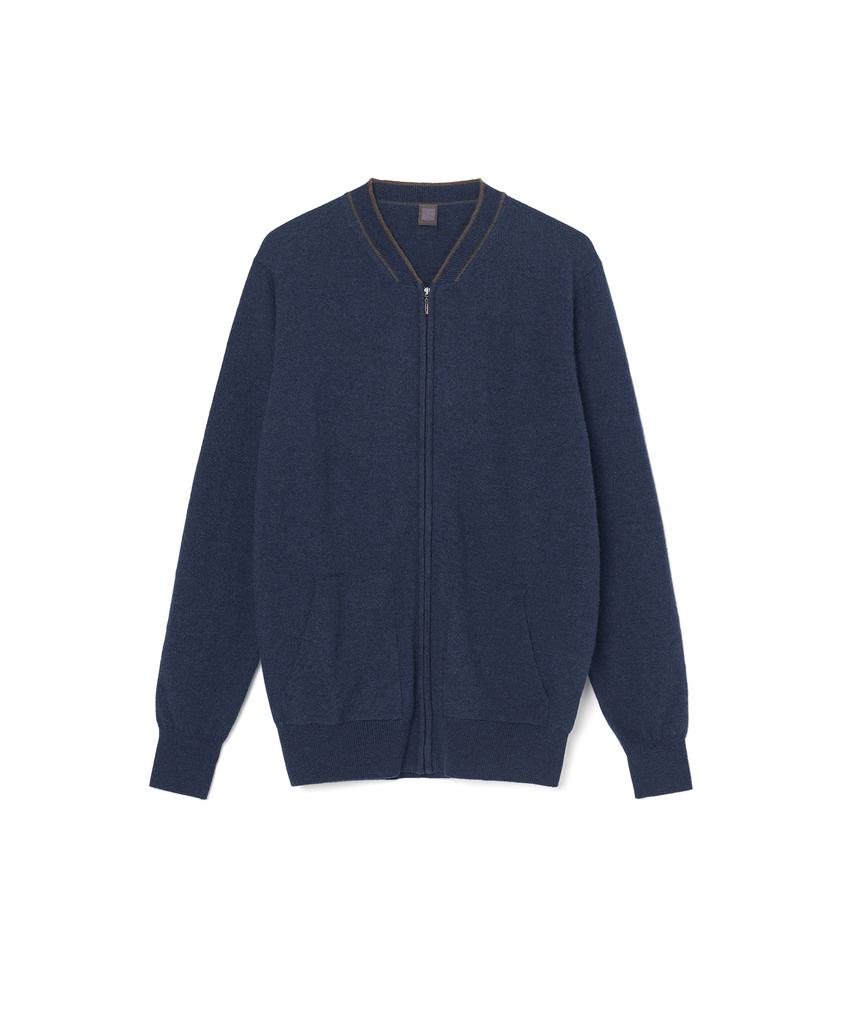 Iolo Bomber Line Zip-Up_Navy