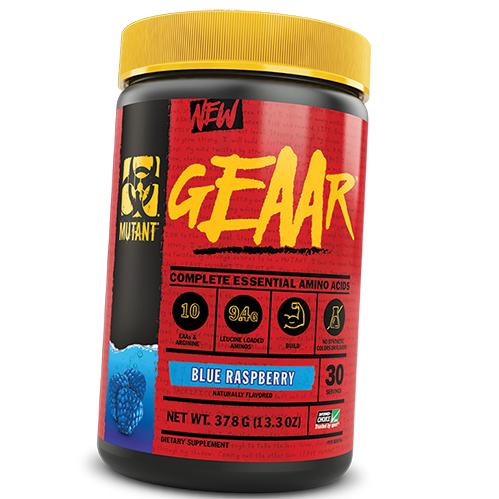 Amino Acids for Muscle Growth and Recovery, Geaar, Mutant 378g Orange (27100002)