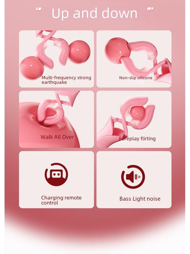 Wireless Nipple Clamp Massager - Female SM Breast Stimulator 135/box