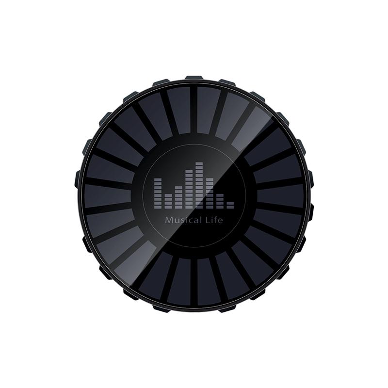 Car air outlet aromatherapy rhythm light car mounted perfume pickup light voice controlled music atmosphere light