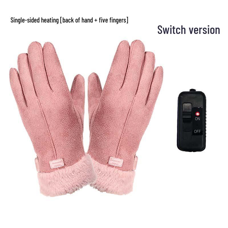 

Kangre USB Підігрів Мотоциклетні Рукавички - Зимові Рукавички з Електричною Зарядкою для Автомобіля для Чоловіків та Жінок One Size