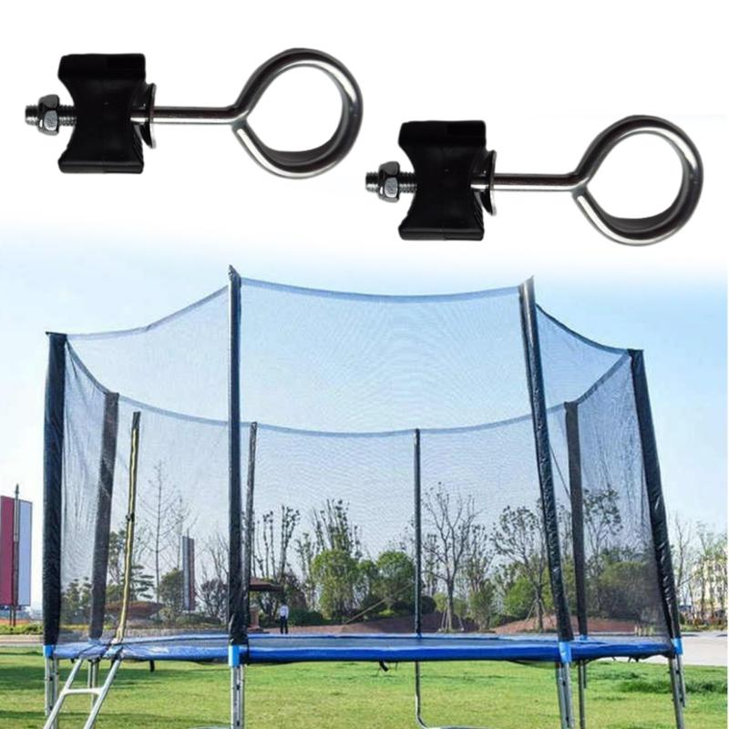 Packung mit 12 robusten verzinkten Stahlschrauben für Trampoline, hochfeste Hardware für Sprunggeräte, Wartungszubehör