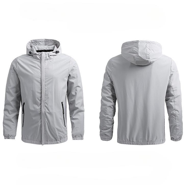 Casual Thin Jacket Men's Hooded Jacket Outdoor Windbreaker Men's Clothing