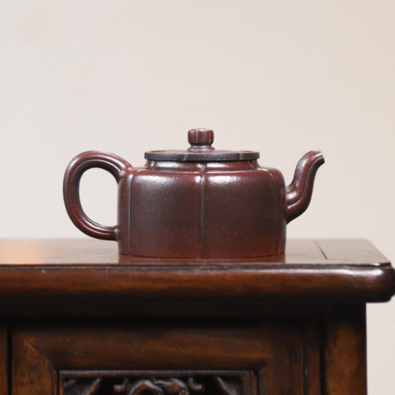 160ml Tradition Yixing Raw Ore Purple Clay Teapot Handmade Tea Pot Beauty Tea Infuser Kettle Chinese Zisha Tea Set Teaware