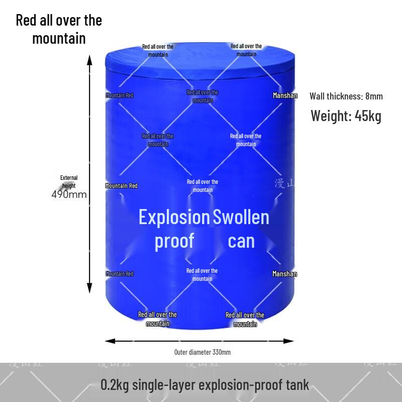 Explosion-Proof Bomb Disposal Canister