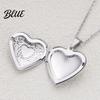 Photo Storage Necklace Heart Locket Pendant Frame Promise Love Keepsake