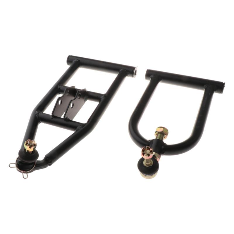 Front Suspension Swing Arms Heavy Duty Metal Steering Kit Go Kart Complete Parts for DIY ATV Quad Bike