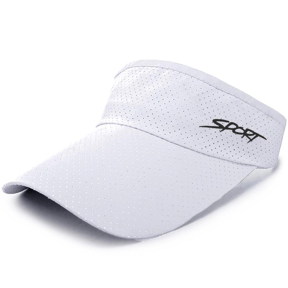 Fashion Breathable Air Sun Hat Quick-dry Visor UV Protection Caps Adult Adjustable Solid Beach Tennis Golf Running Sunscreen Cap