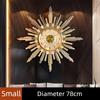 Luxury Large Wall Clock Shell Alloy Living Room Decoration Clock Modern Silent Wall Clocks Art Elegant Room Ornaments Watch