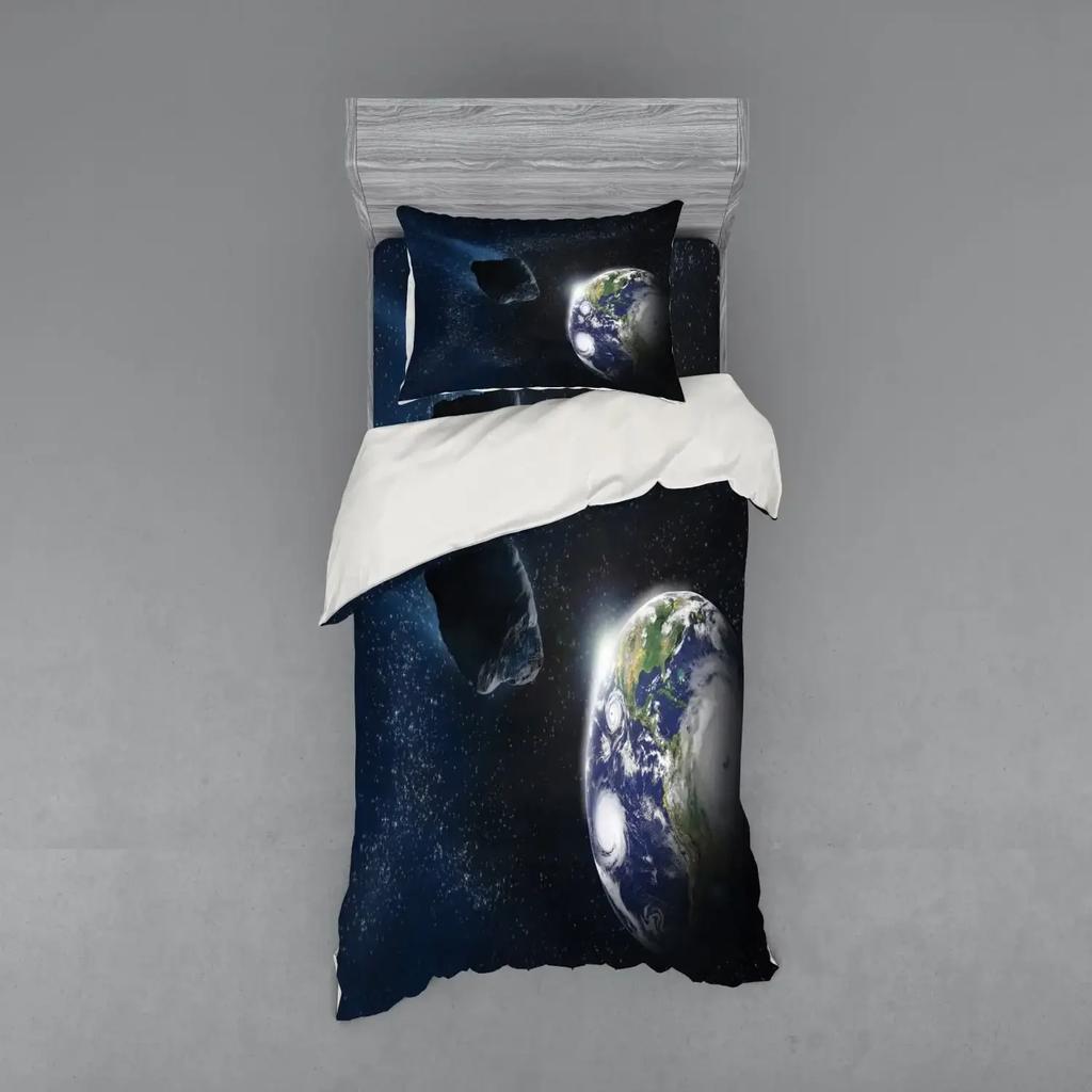 Comforter Constellation Psychedelic Galaxy Astrology Hippie Mystery Compass Blue For Bedroom Decoration Warm Soft