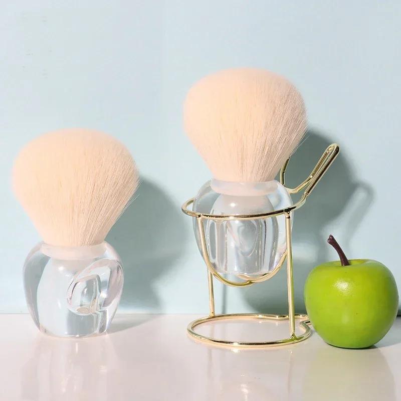 Mushroom Crystal Nail Brush Transparent Paint Gel Dust Cleaning Brushes Make Up Brush Nail Art Manicure Tool