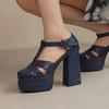Sapatos de mulher – Sandálias de salto