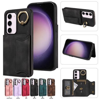 Für Samsung Galaxy S23 Serie. für Samsung Galaxy S23, S23+, S23 Ultra, S23 FE Ringhalter Kartenfächer Abdeckung Handyhülle