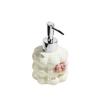 Floral soap dispenser hand washing liquid bottle bathroom shower gel press ceramic lotion shampoo bottle bathroom accessories
