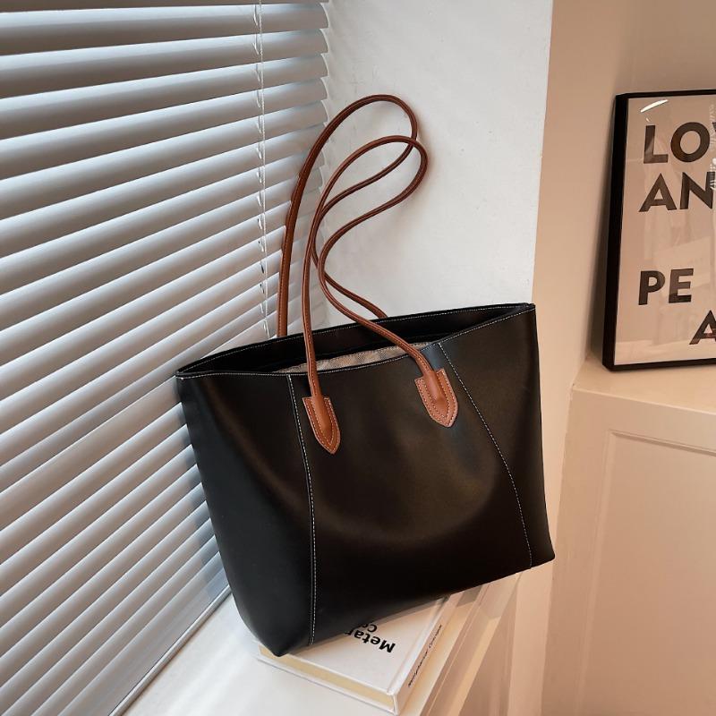 New oversized shoulder bag, female student versatile fashion trend, high-end textured handbag