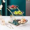 HUIHUADU 3-Tier Nordic Glass Serving Platter