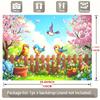 1Pcs Spring Garden Birds Blooming Flowers Decoration Background Backdrop For Photo Studio Photo Booth Party
