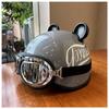 Retro 3C Certified Half Motorcycle Helmet for Men & Women - Summer Sun Protection Skull Cap
