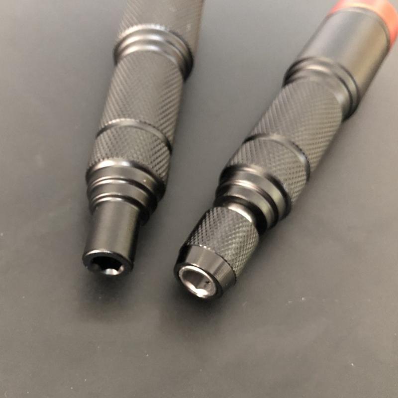 Magnetic Bit Holder 6.35mm Easy To Carry Aluminum Equipment for 1/4inch Hex Shank Bit Screwdriver Handle Repair