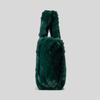 Plush Bag Simple Underarm Crossbody Solid Color Handbag Casual Tote Bag