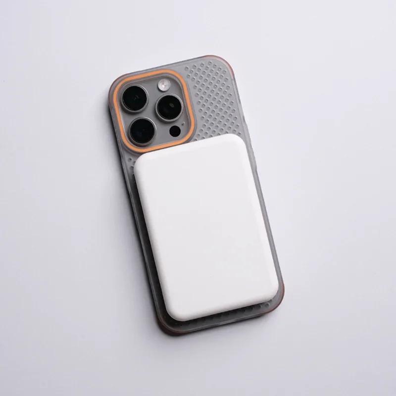 For Magsafe Magnetic Wireless Charge Heat Dissipation Phone Case For iPhone 17 12 13 14 15 16 Pro Max Frosted Hard PC Back Cover