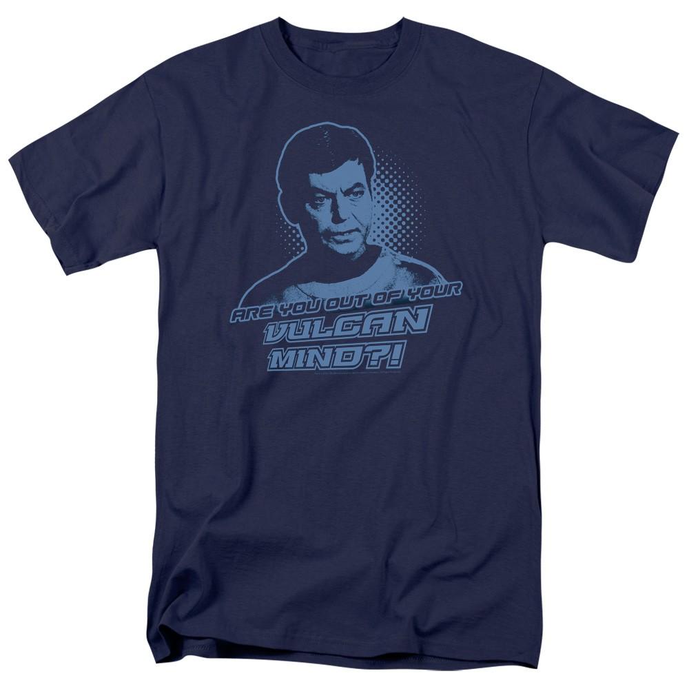Star Trek: The Original Series - Vulcan Mind - Adult Unisex T-Shirt - Blue S