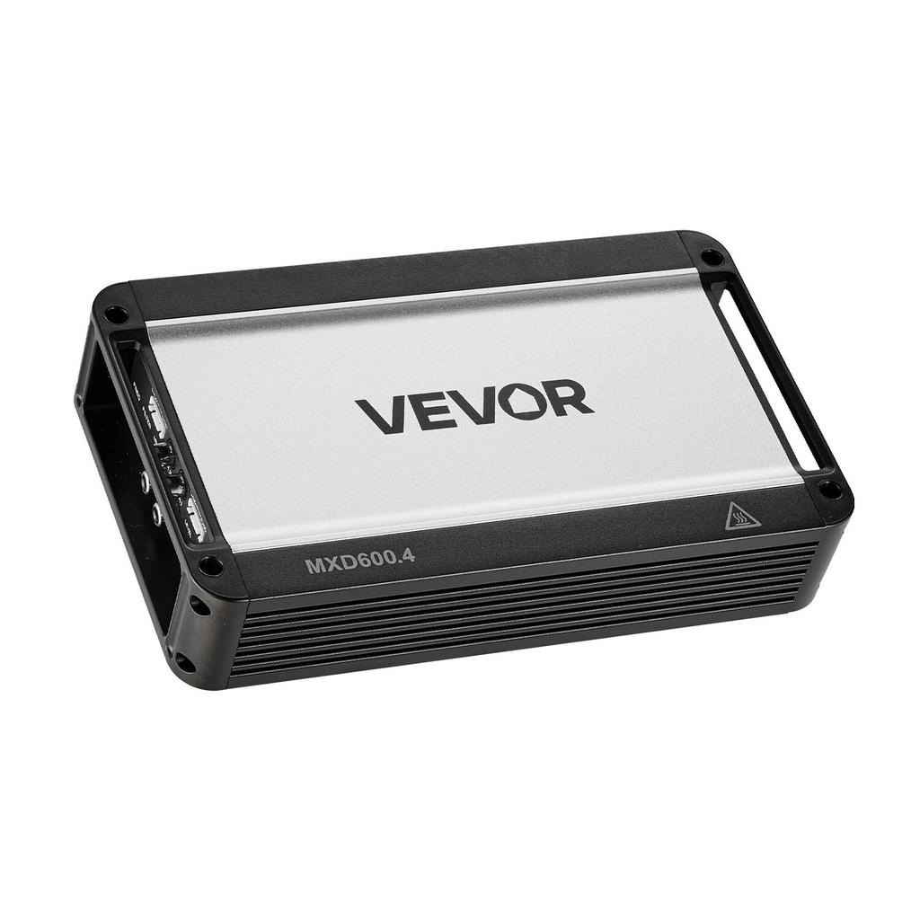 Car Audio Amplifier, 4-Channel Bridgeable Car Amplifier, Multichannel Class D Stereo Amp, Max. 4 x 420W at 4 Ohms / 4 x 600W at 2 Ohms, High Output,