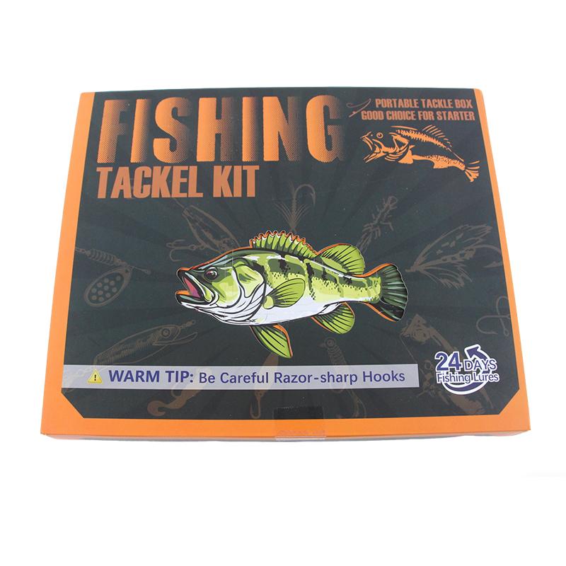 Selco Universal Saltwater Fishing Lure Box Sea Anglers Fishing Tackle Advent Calendar 382.55g