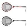 Fishing Net With Handle Telescoping Fishing Landing Net Portable Silicone Mesh Folding Fish Hand Net Fishing Gear Accessorie