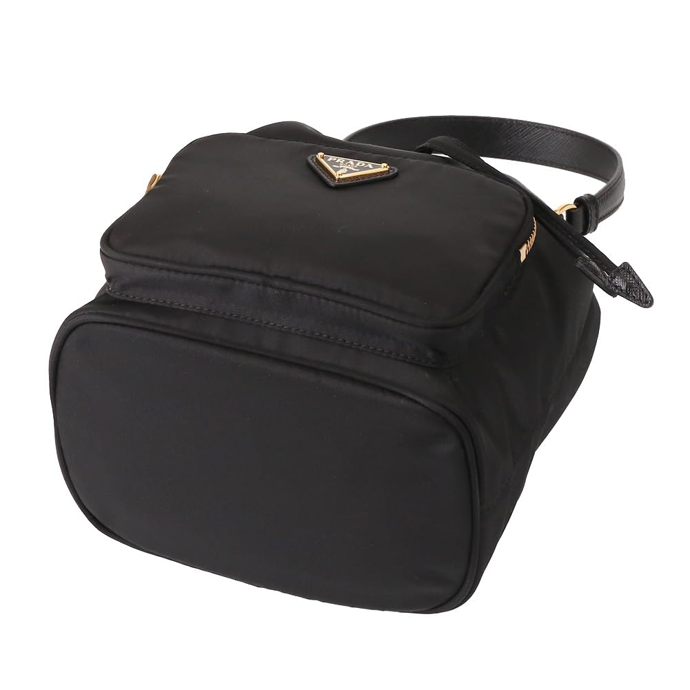 PRADA Bag 1BH038 RV44 UOO Nero Vera Re Nylon Triangle Logo Bucket Bag [Prada] (Shoulder Bag) Women's [Brand] [Item]