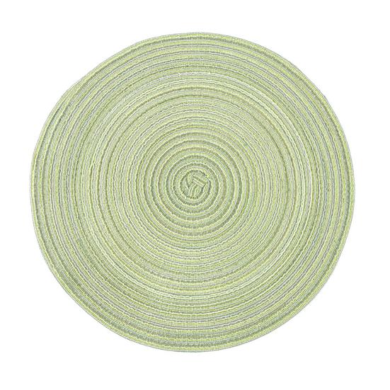Round Braided Placemats Heat-Resistant Placemats for Dining Tables Stain-Proof 15 inch Non Slip Kitchen Table Place Mats Natural Farmhouse Decor