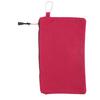 Bolsa de herramientas con cremallera multipropósito de lona impermeable portátil con mosquetón para almacenamiento rojo oscuro