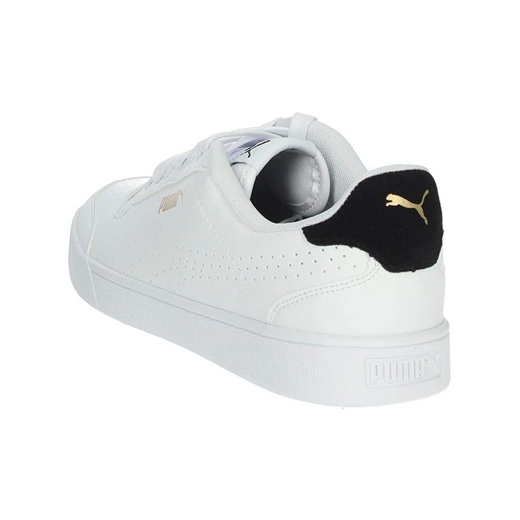 Puma Men's Shuffle Perf Low Top Sneakers White Black 380150-01
