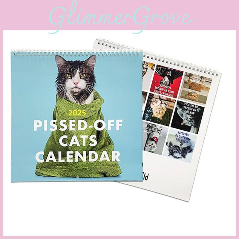 2025 Pissed-off Cats Calendar Stylish Gift Choice For Cat Enthusiasts And Collectors