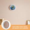 Sturdy Round Wood Picture Frame Wall Hanging Decorative Photo Frame for Living Room Wall Mounted Decor Photo Frames