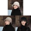 Wool Fedora Hat For Women Autumn Winter Warm Stylish Elegant British Vintage Casual