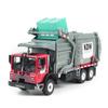 KDW 1:24 Garbage Truck Cleaning Vehicle Model Alloy Materials Handling Cleaning Dustcart Car Boys Game Toys for Kids Gift