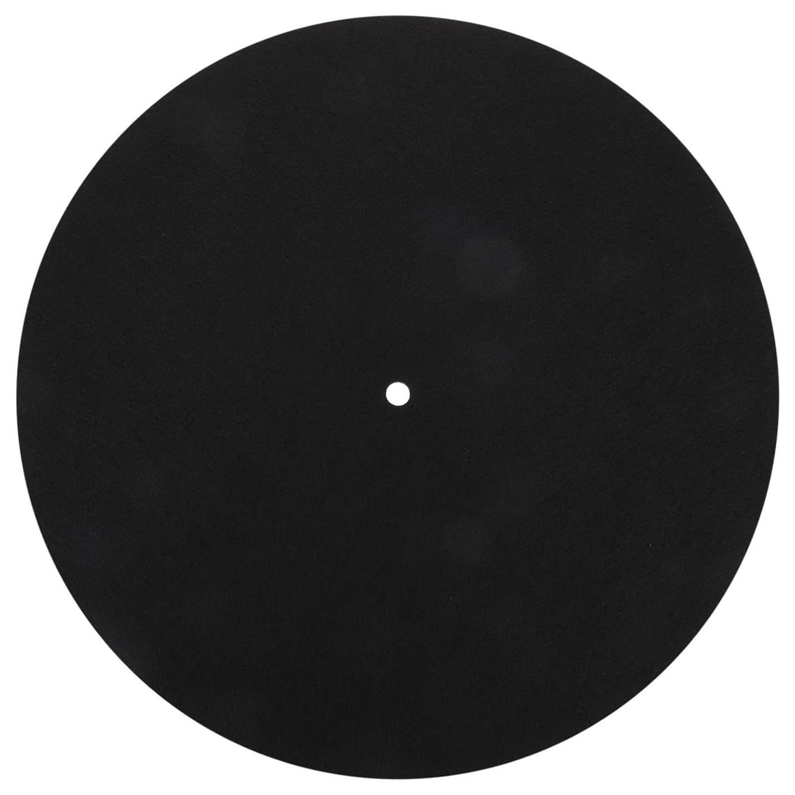 

12in Records Pad Soft Wool Felt AntiStatic Vinyls Mats Turntables Slipmat Pad Diameter 305mm Controller Phonograph Access чорний