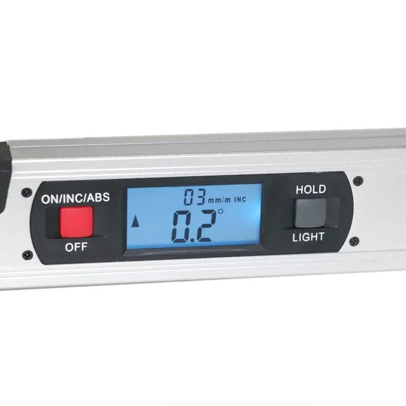 400mm Magnetic Digital Level Electronic Slope Gauge Aluminum Alloy Angle Gauge
