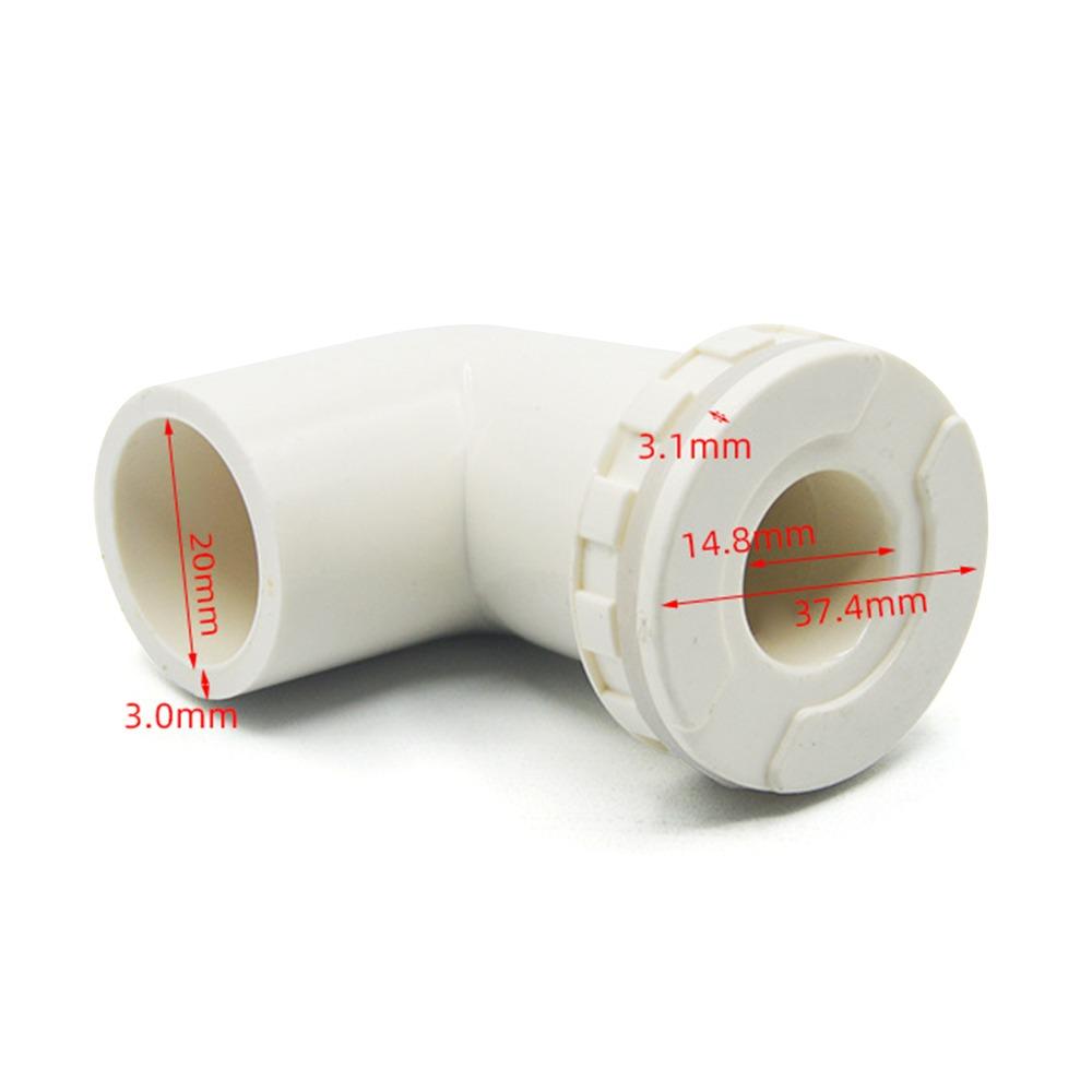 New 20~50mm Drainage Connector Waterproof PVC Pipe Straight Fitting Fittings Thread Aquarium Pipe Garden