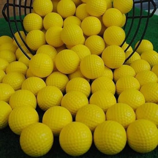 Yellow Golf Practice Golf Practice Set of for Indoor Golf Shot Use Balls, Equipment, 12, Practice, Practice, Elastic, Lightweight, Indoor/Outdoor