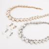 Tooxika Baroque Alloy Necklace Elegant And Stylish Versatile Bridal Dress Jewellery Set