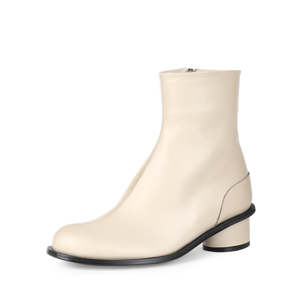 Le Chromaqi Mulfon Beige Light Beige Ankle Boots