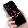 Boss Bitch Phone Case For Xiaomi Redmi Note 10 9 Pro Max 10S 10T 9A 9C 9S 9T 8A 8T 8 7 Pro Soft TPU Black Cover
