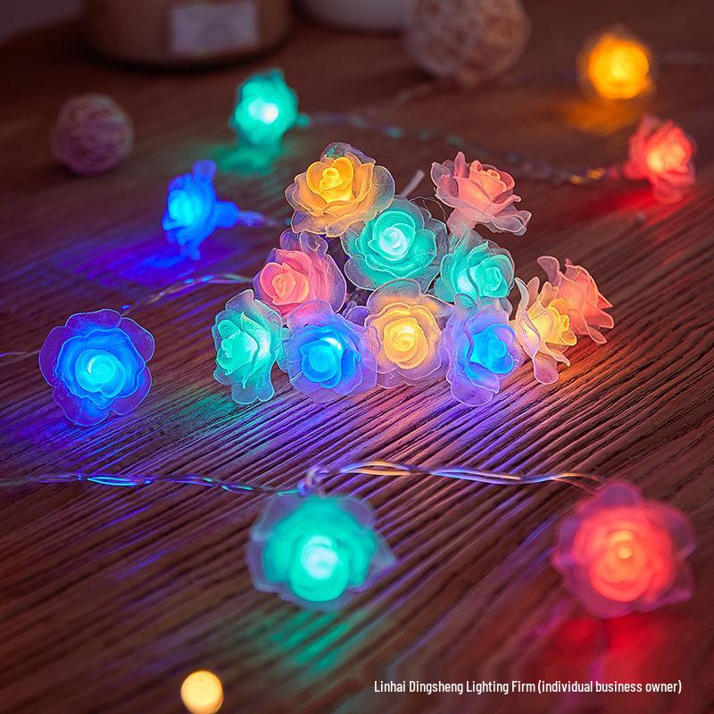 Colorful Solar LED Ball String Lights for Outdoor Christmas Decor