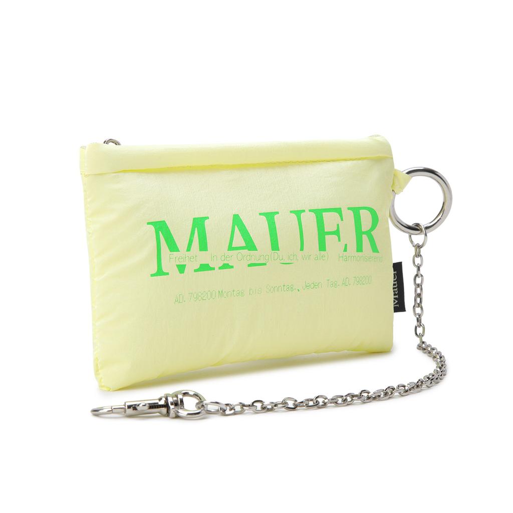 Mauer Flohmarkt Pouch Keyring (Yellow)